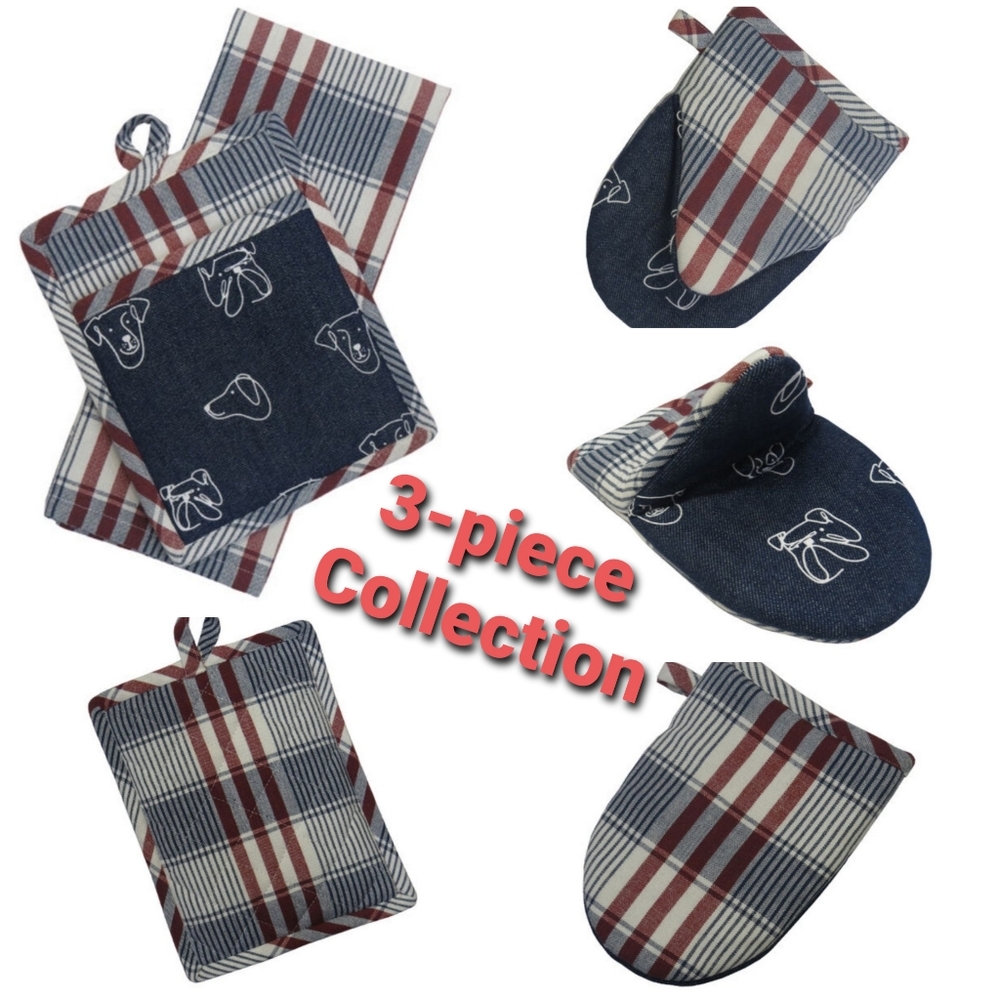 👀50% OFF🐕 NWT‼️ Place & Time 3-piece Kitchen Set